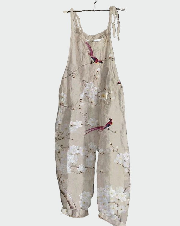 Salopă retro cu imprimeu floral