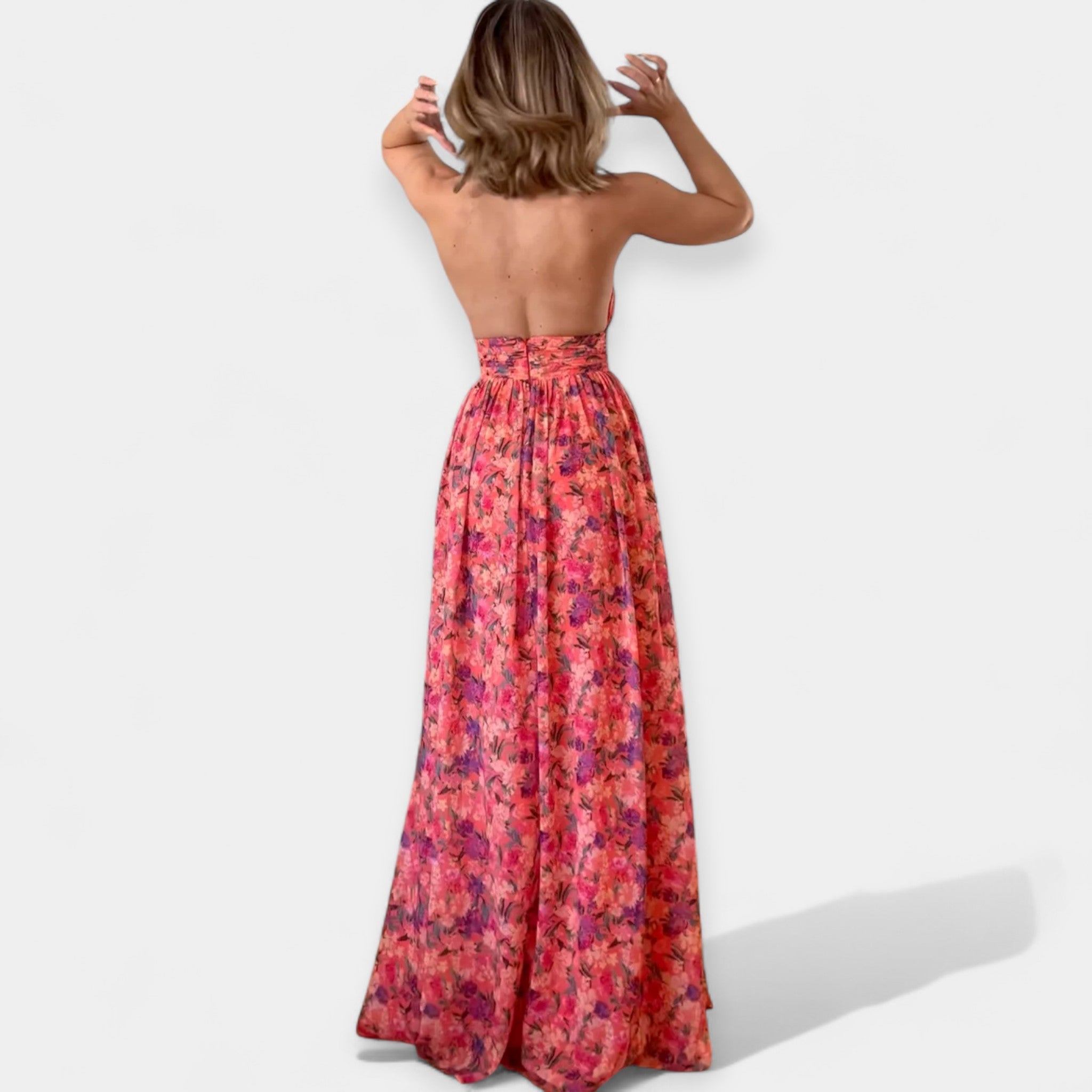 Light Dress with Open Back