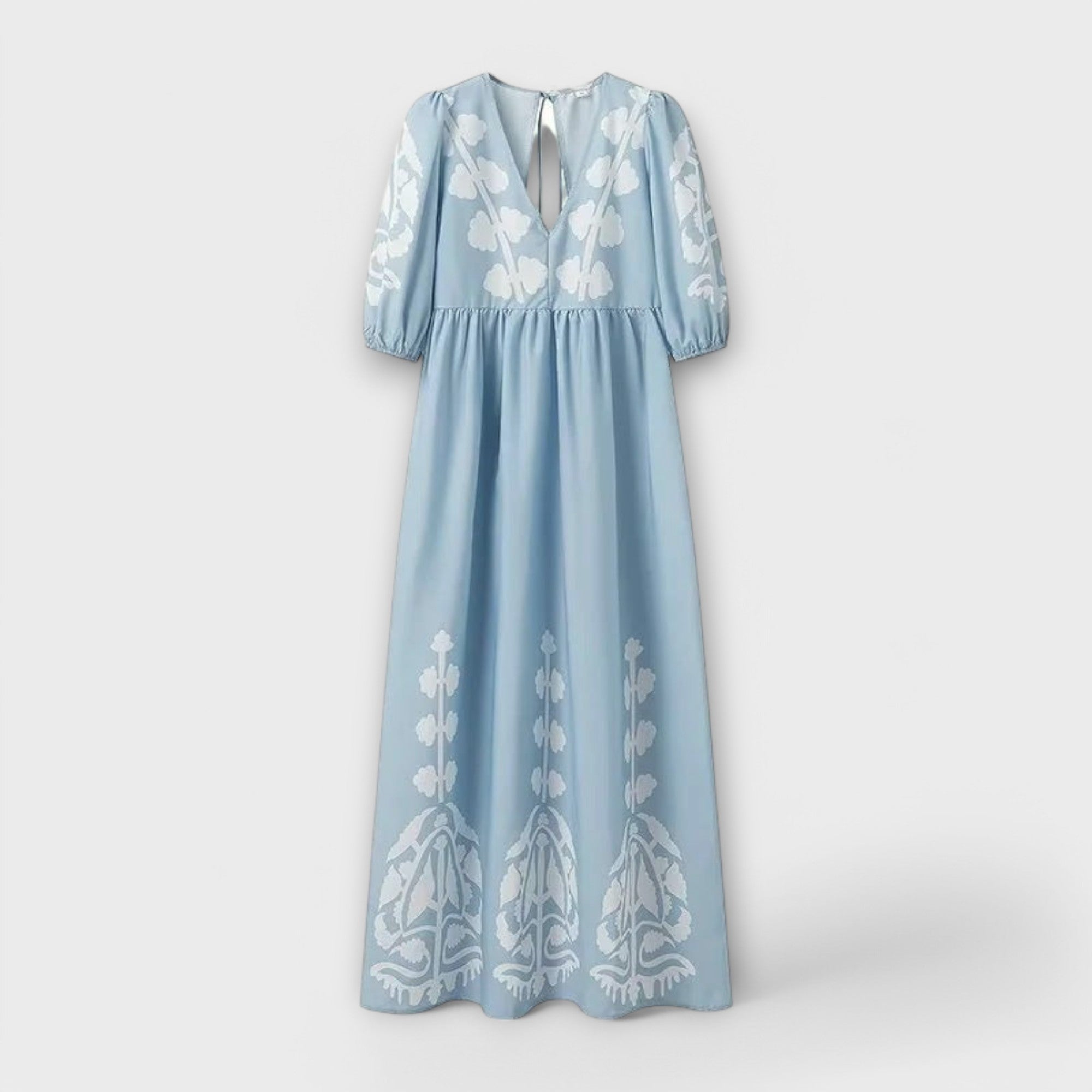 Sílvia - Printed Dress for Effortless Elegance