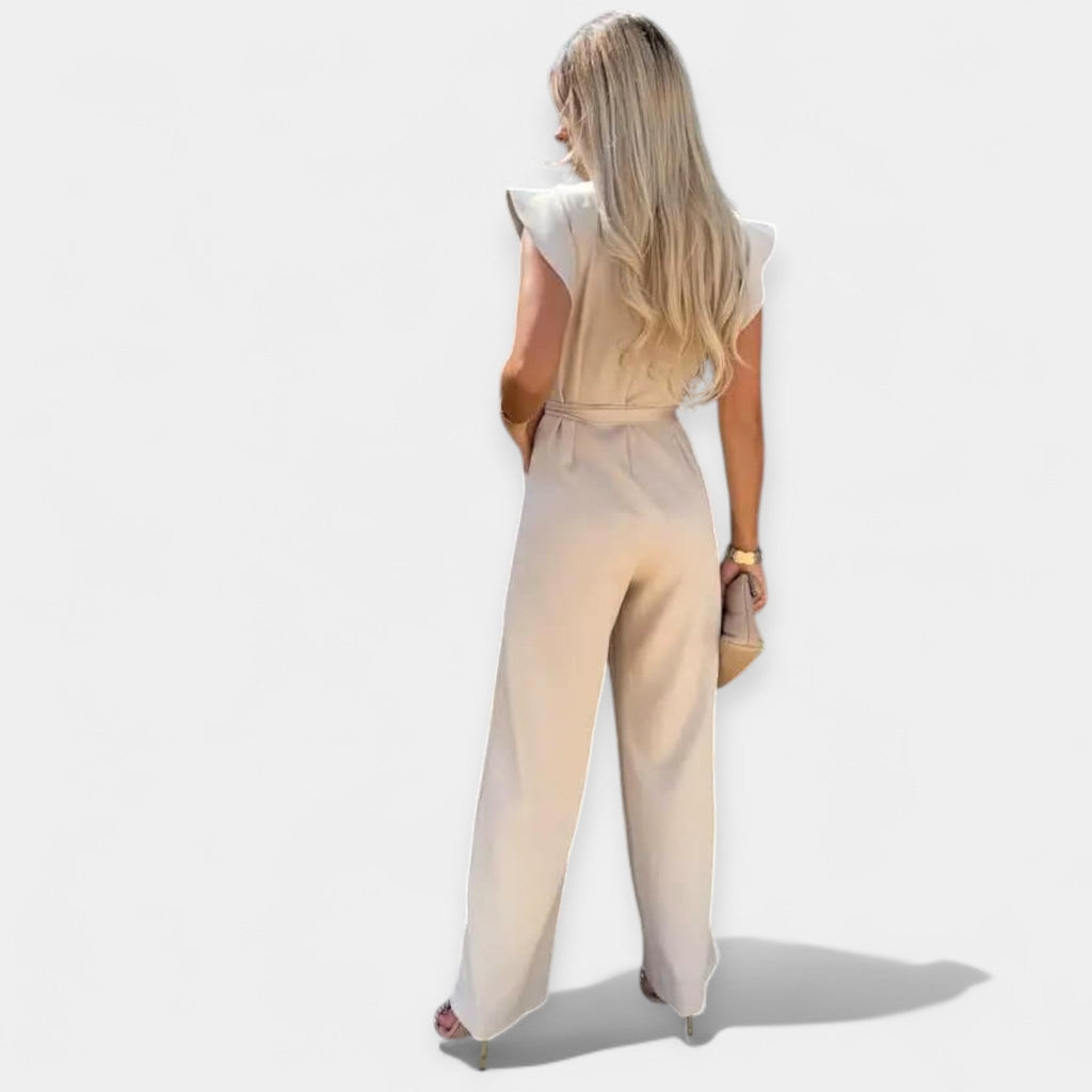 Overall costume with butterfly-shaped sleeves