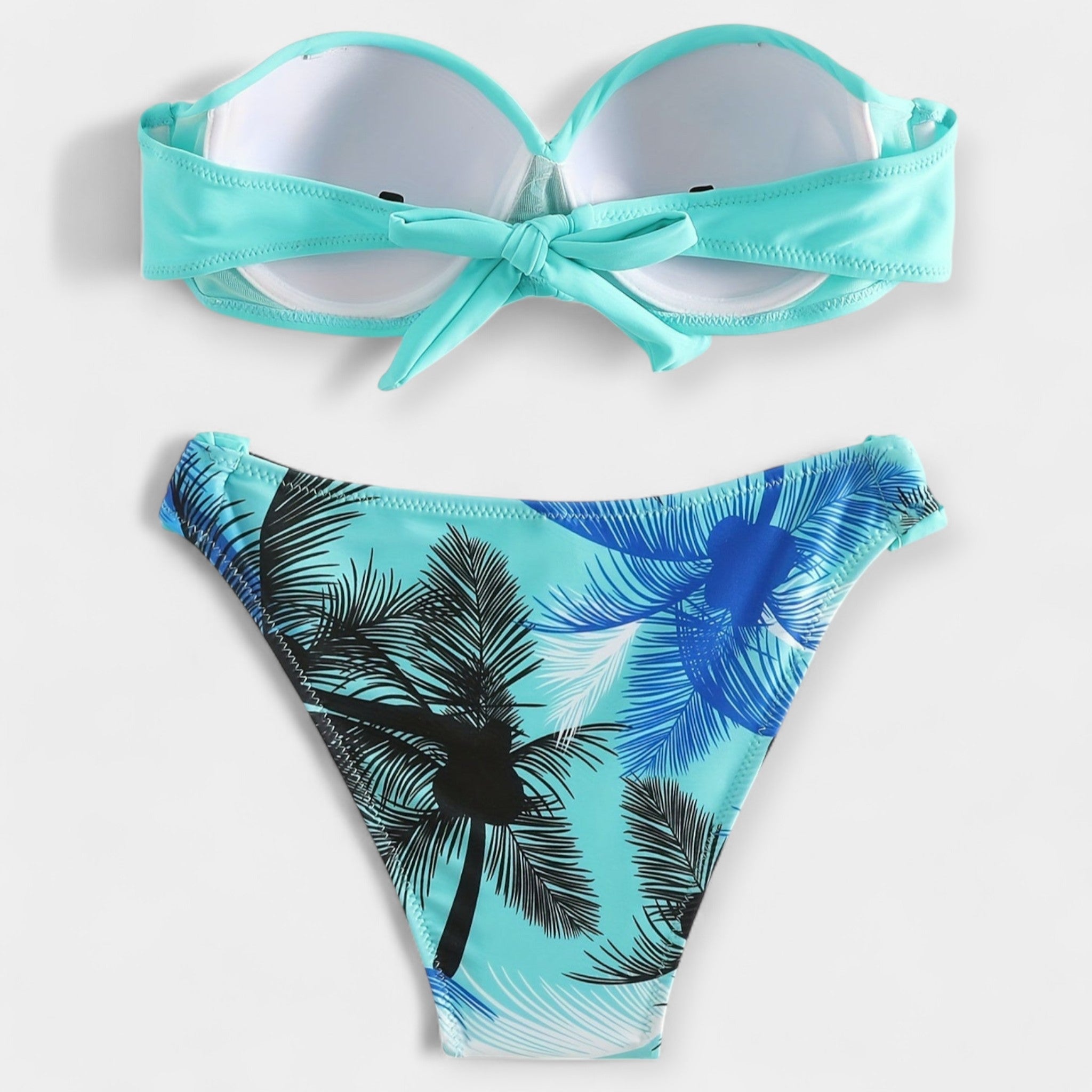Bikini sexy cu spate deschis și stil