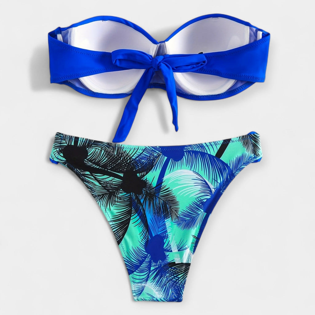 Bikini sexy cu spate deschis și stil