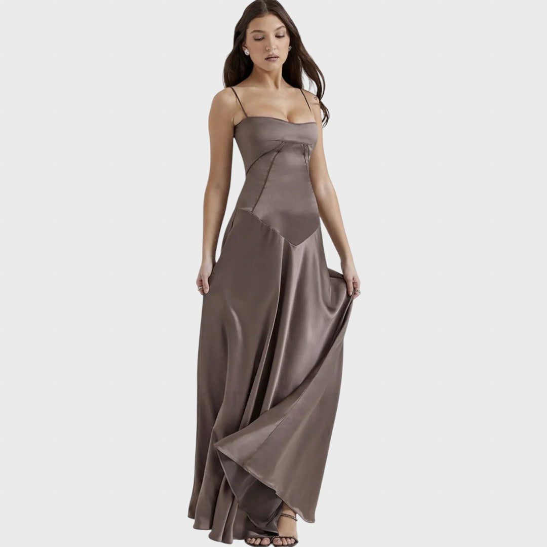 Petronėlė | Black Lace Charming Long Dress