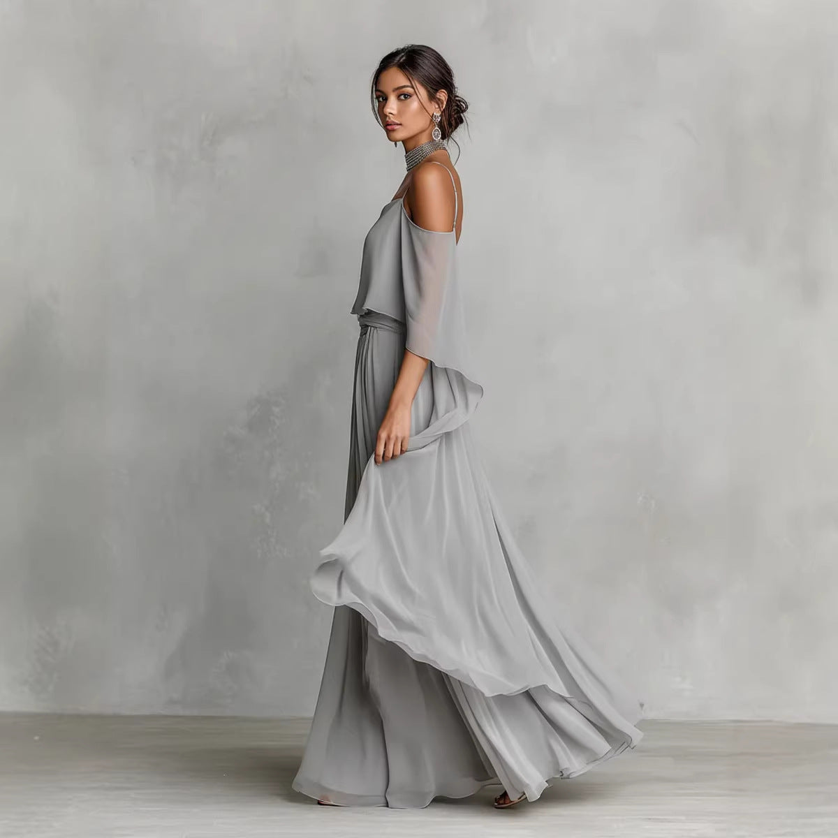 Strapless Backless Loose Elegant Long Dress