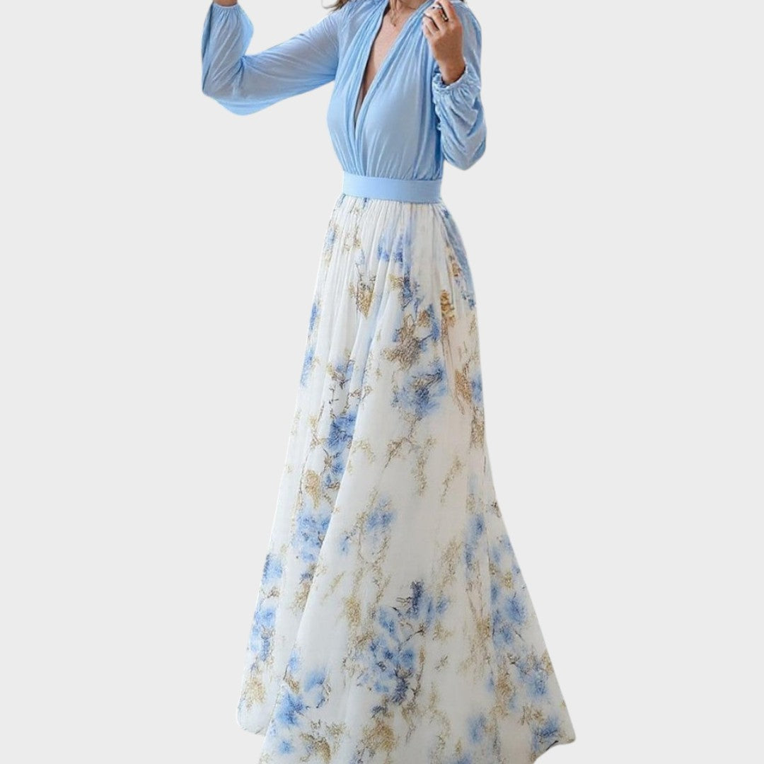 Helena™ | Maxivestido cu deslumbrante estampado floral