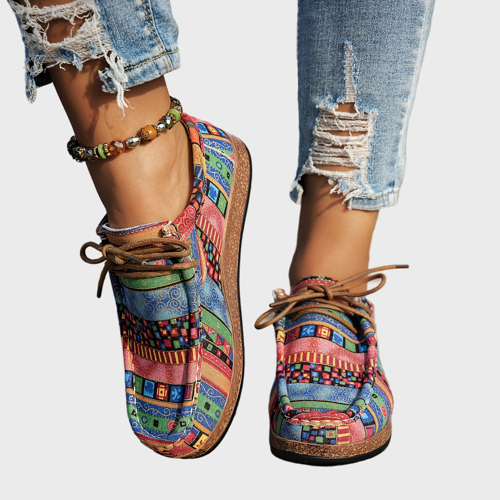 Pantofi Boho Multicolori
