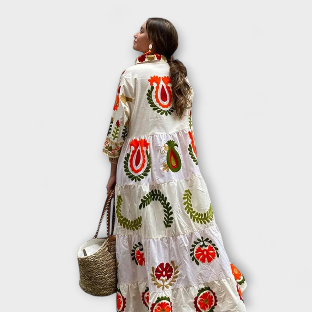 Marcela - Rochie elegantă cu imprimeu floral
