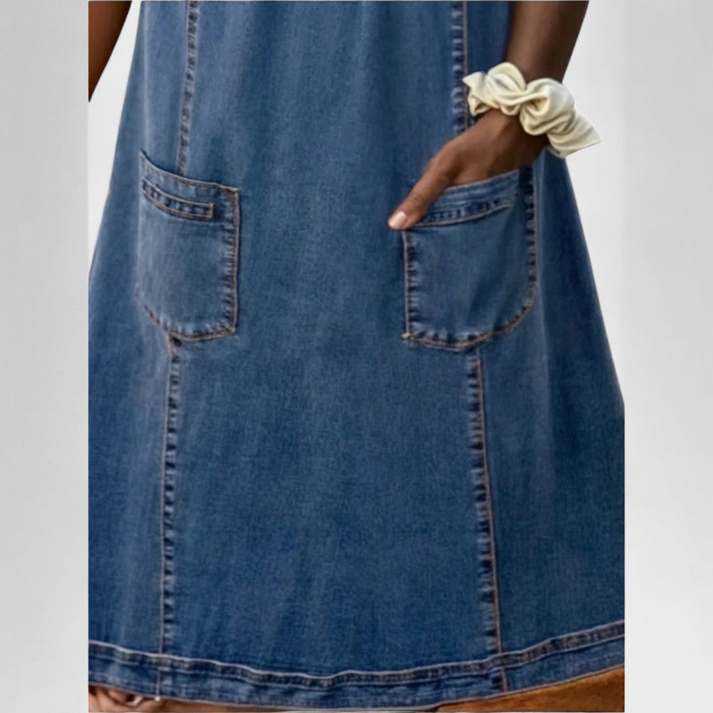 Julia - Rochie din denim moale 