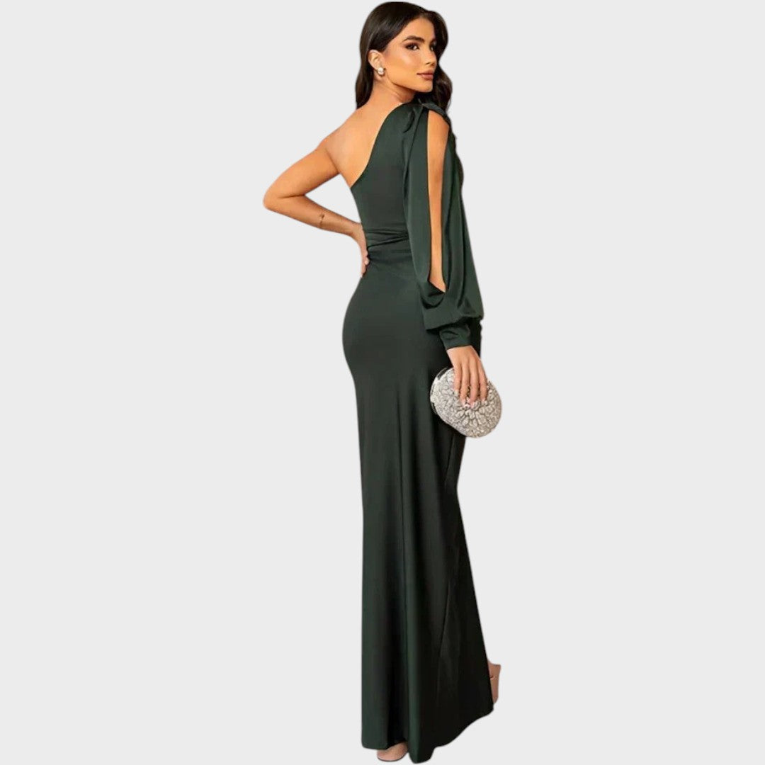 Rasa – Rochie lungă elegantă cu un umăr