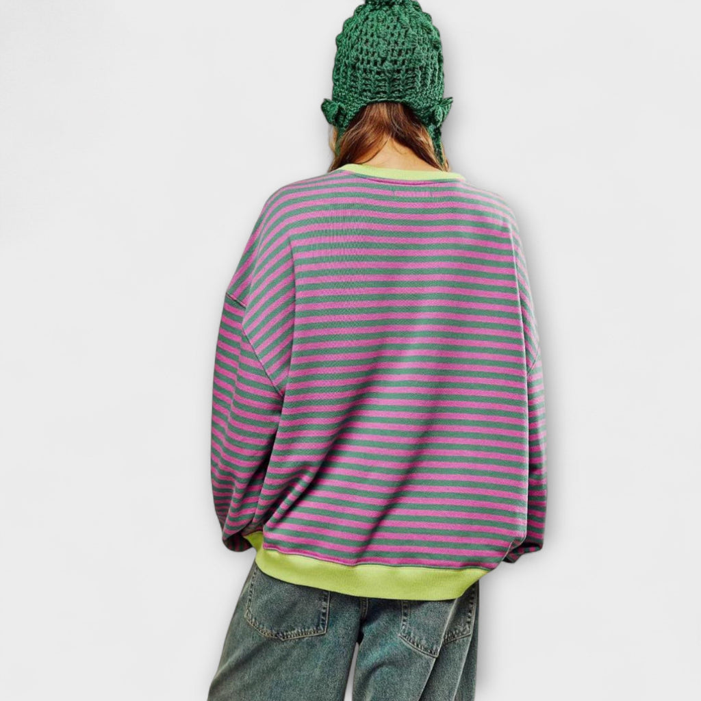 Merga - Striped Oversize Sweater