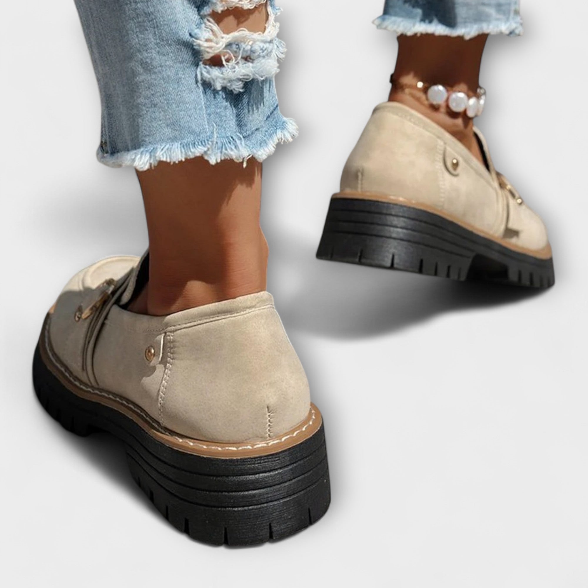 Lora™ | Mocasini Casual cu Vârf Rotund
