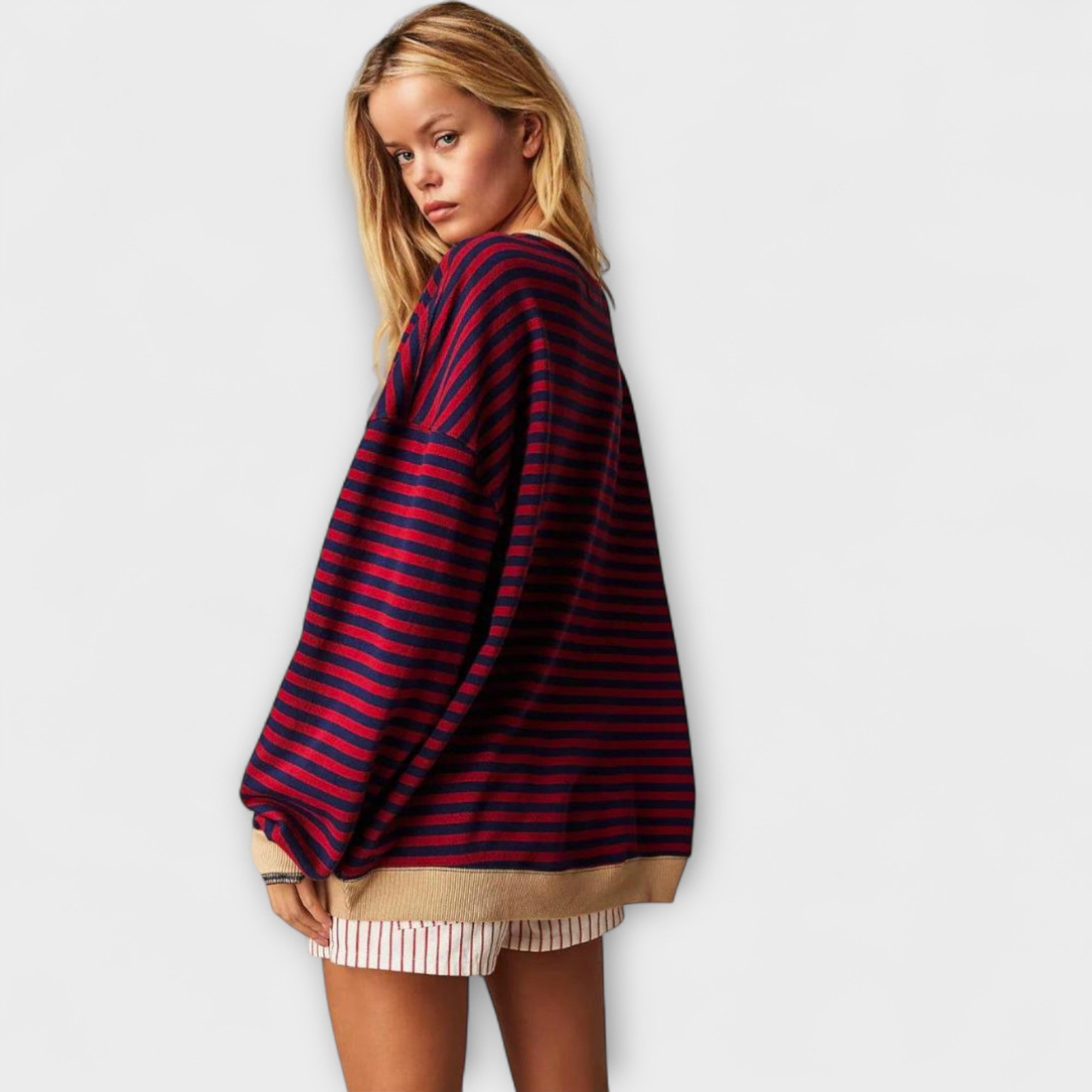 Merga - Striped Oversize Sweater