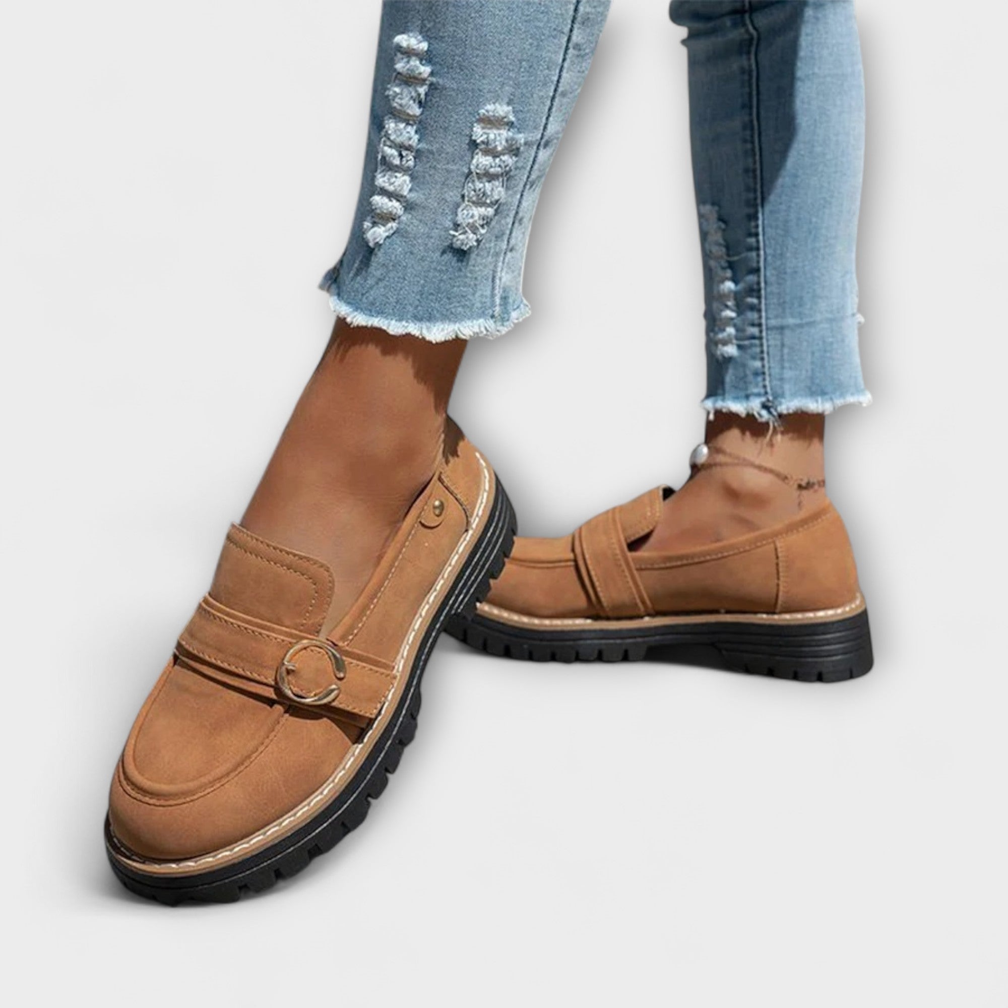 Lora™ | Mocasini Casual cu Vârf Rotund