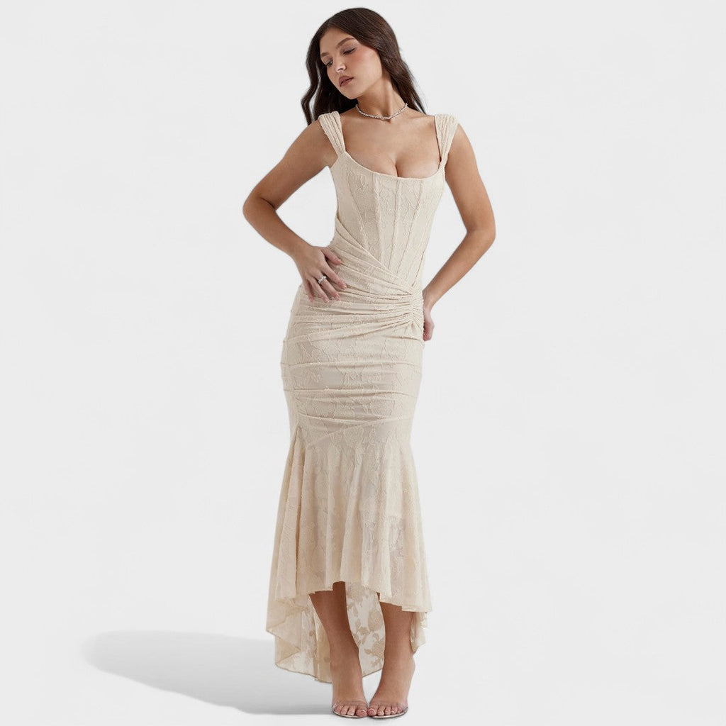 Eduarda - Rochie romantică cu siluetă