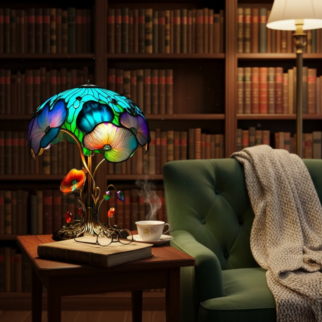 Lampa cu Flori de Ciupercă Boho Chic