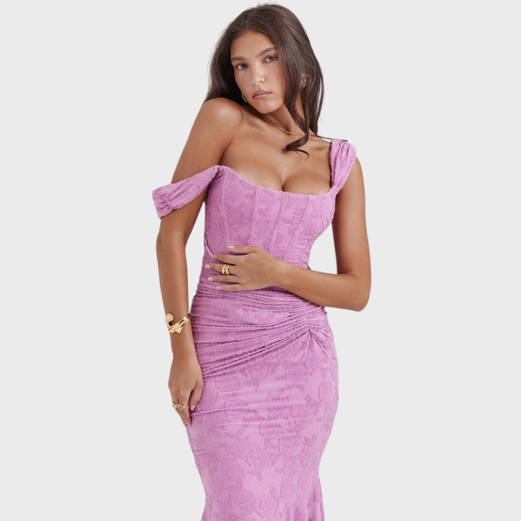 Beatrice | Rochie cu corset drapat 