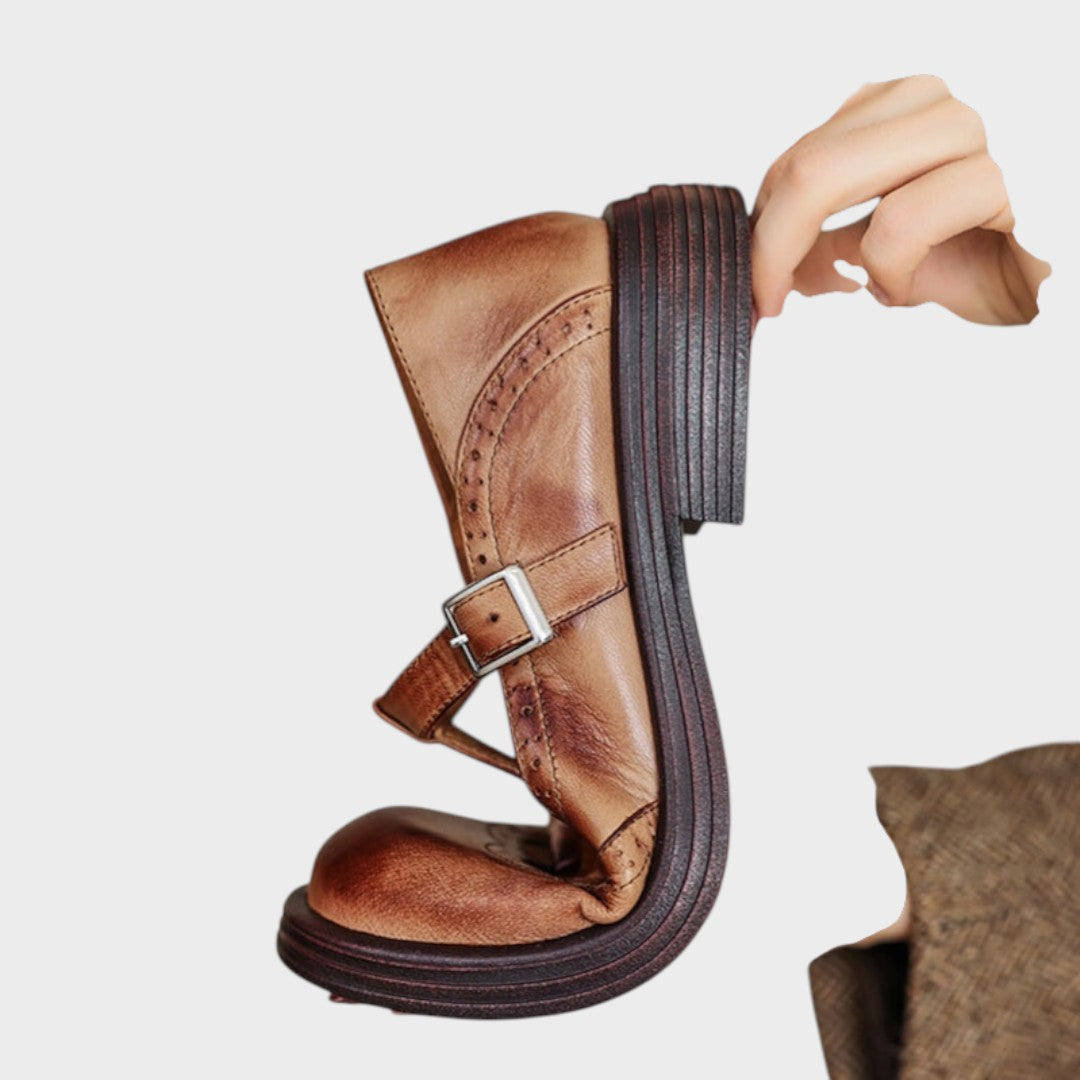 Agnija - Pantofi eleganti din piele