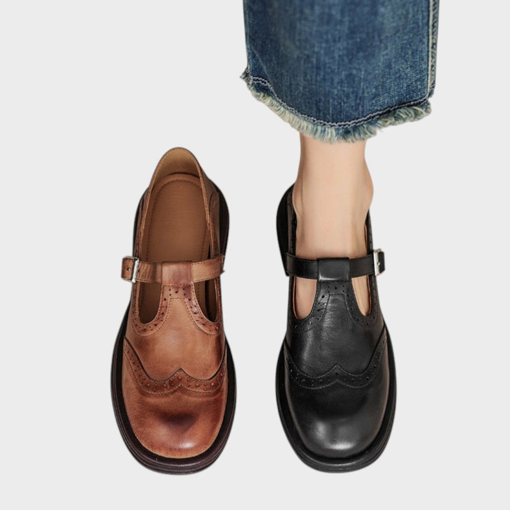 Agnija - Elegant Leather Shoes