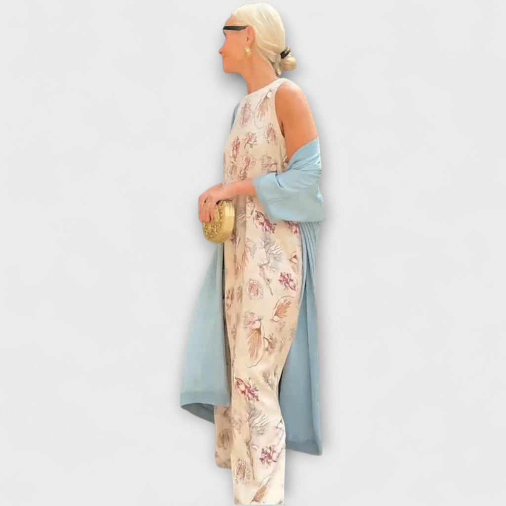 Julia – Rochie maxi cu jachetă asortată
