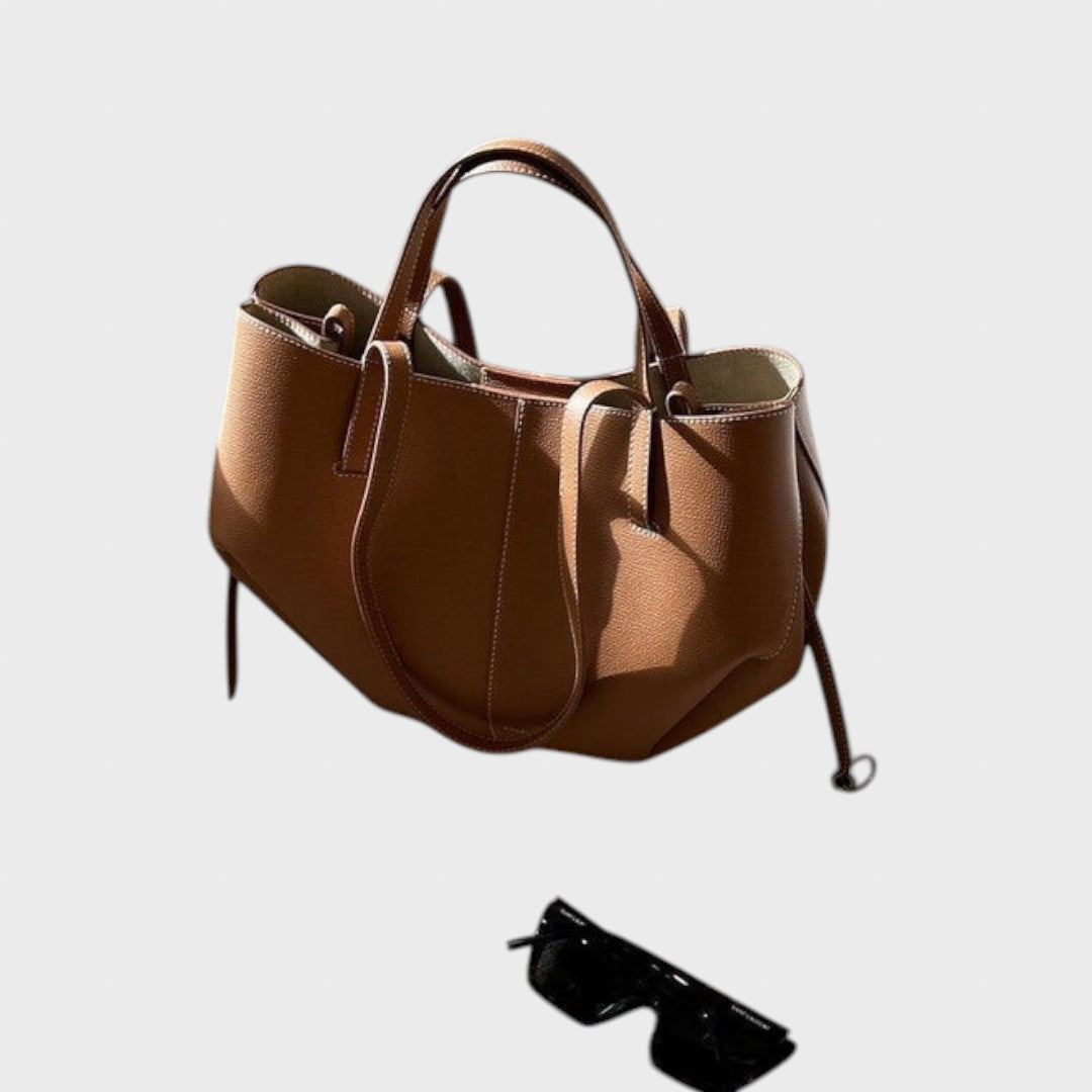 Fericire | Geantă tote din piele pentru femei
