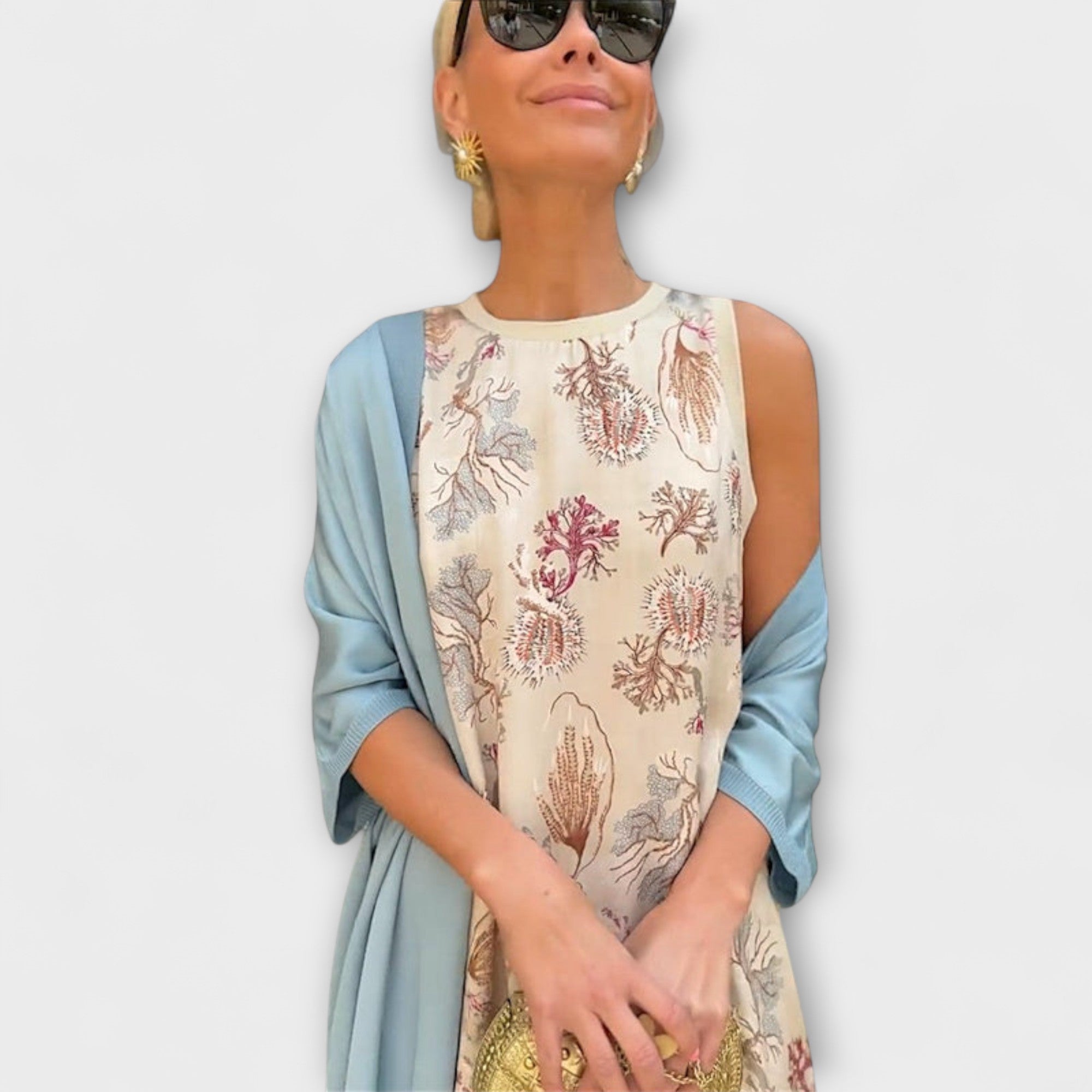 Julia – Rochie maxi cu jachetă asortată
