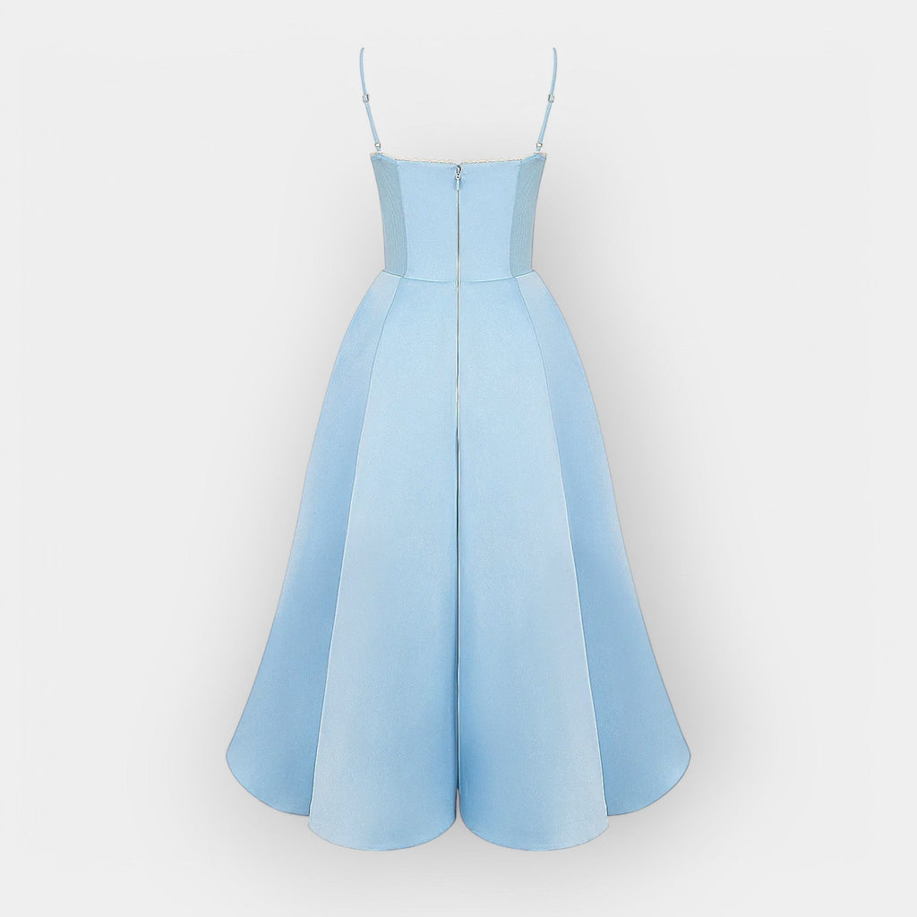 Rochie midi elegantă cu linie elegantă